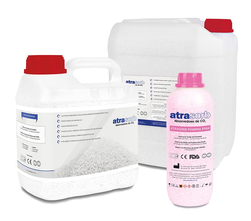 Envases de Atrasorb Pharma FIX con indicador de saturación